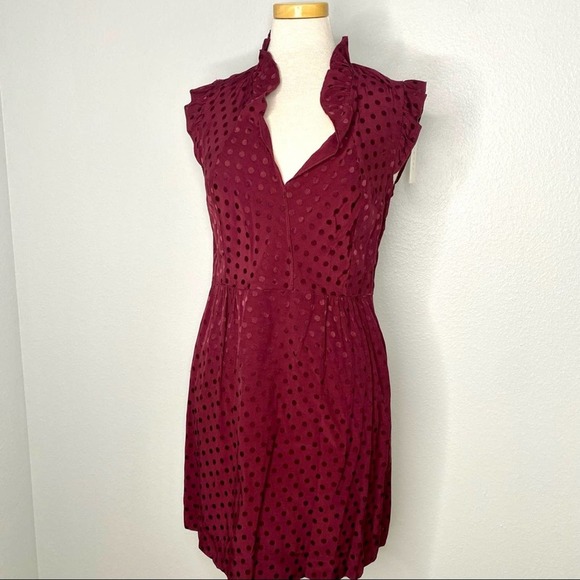 NWT Sandro Jasmine Polka Dot Print Mini Dress - Picture 3 of 8